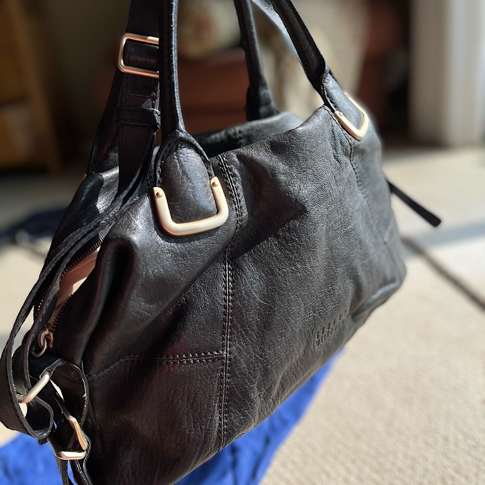 Gorgeous Black Leather Stuart Weitzman Bag